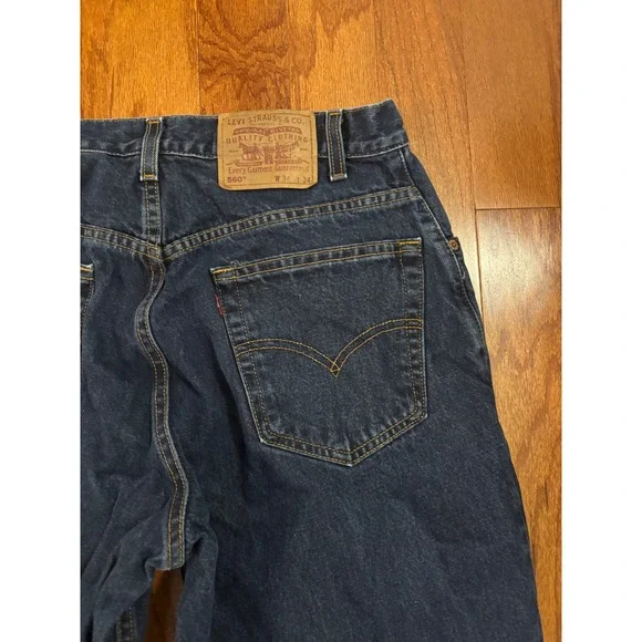 Levi's 06/00 Vintage Loose Fit Tapered Leg Men's Jeans Size W34 L34 - Picture 10 of 12